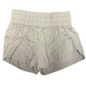 Revival Pull On Shorts Seafoam Green High Rise Stretch Athletic Women Size Large